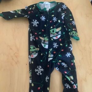 Star Wars Christmas pajamas 12 months